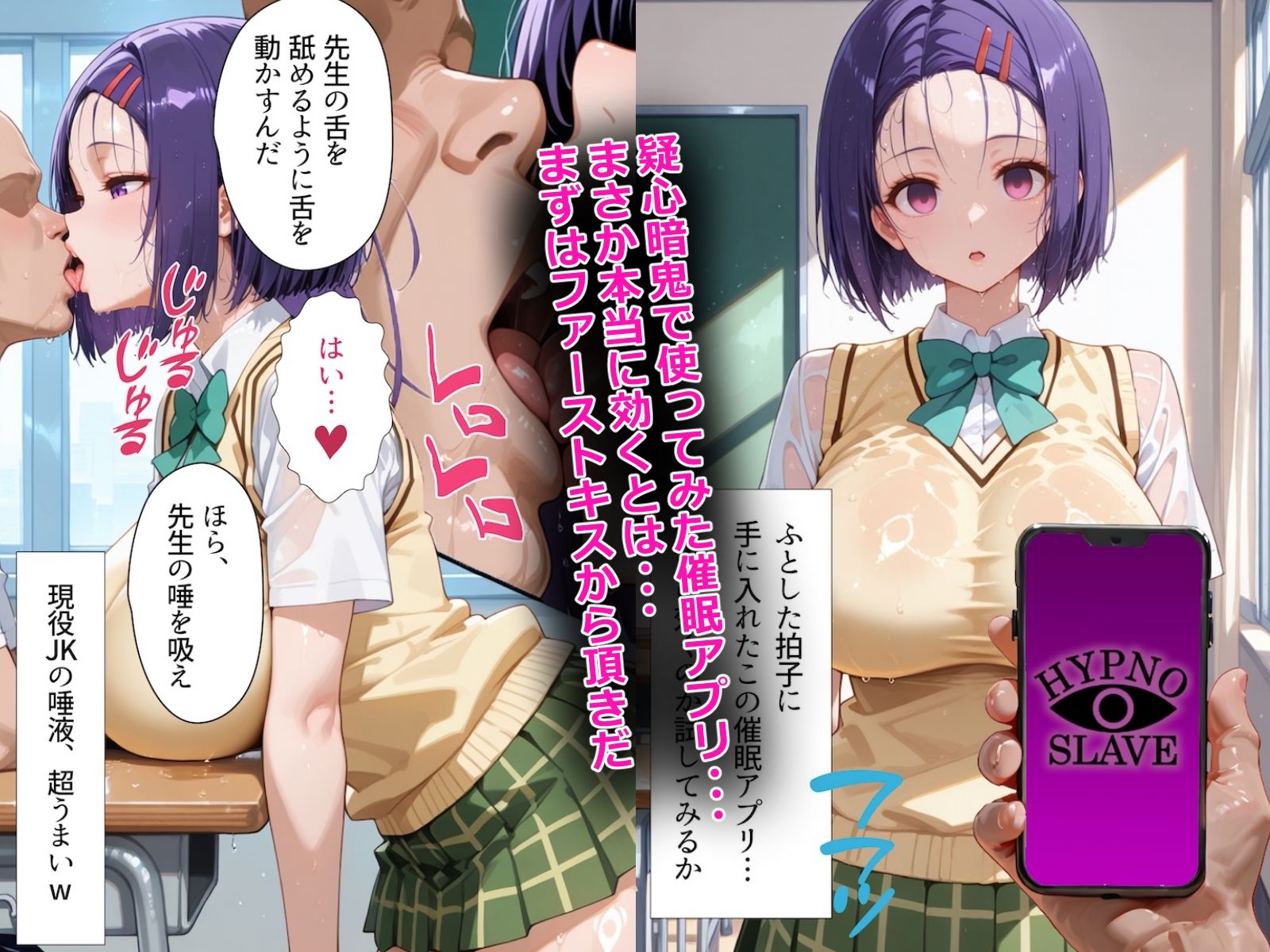 催〇アプリ開発されたカラダ抗えない快楽ボテ腹追加ver-春菜編-のサンプル画像1
