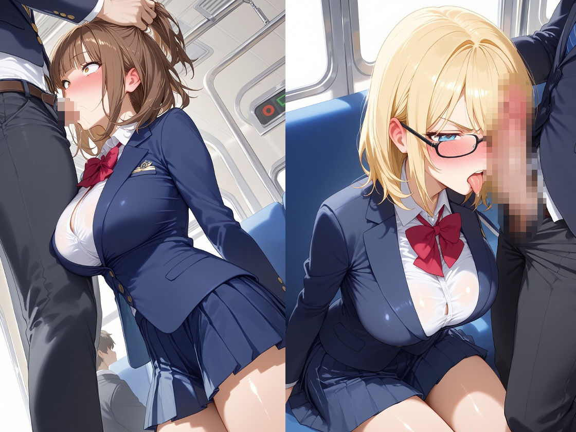 痴〇にがっつり中出しされちゃう制服巨乳ちゃんのサンプル画像4