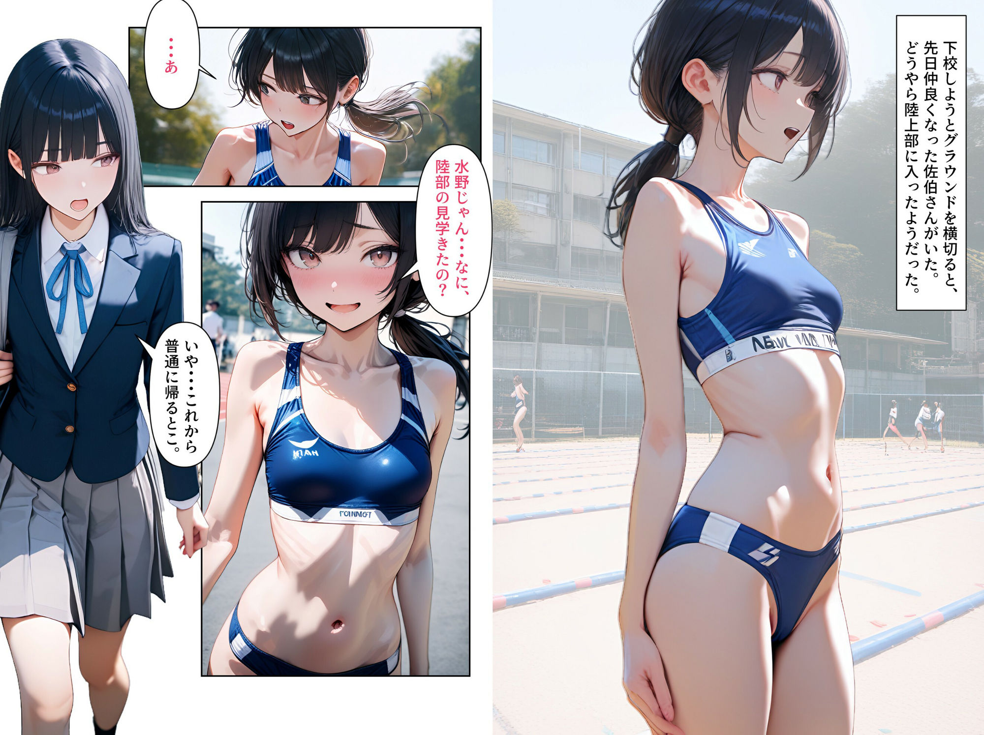 女装男子のJKハーレム生活3のサンプル画像1