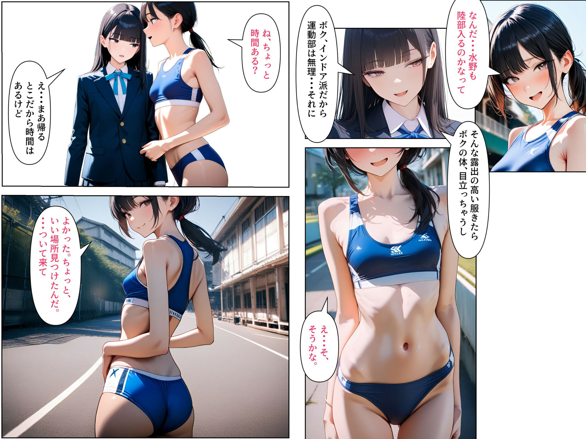 女装男子のJKハーレム生活3のサンプル画像2
