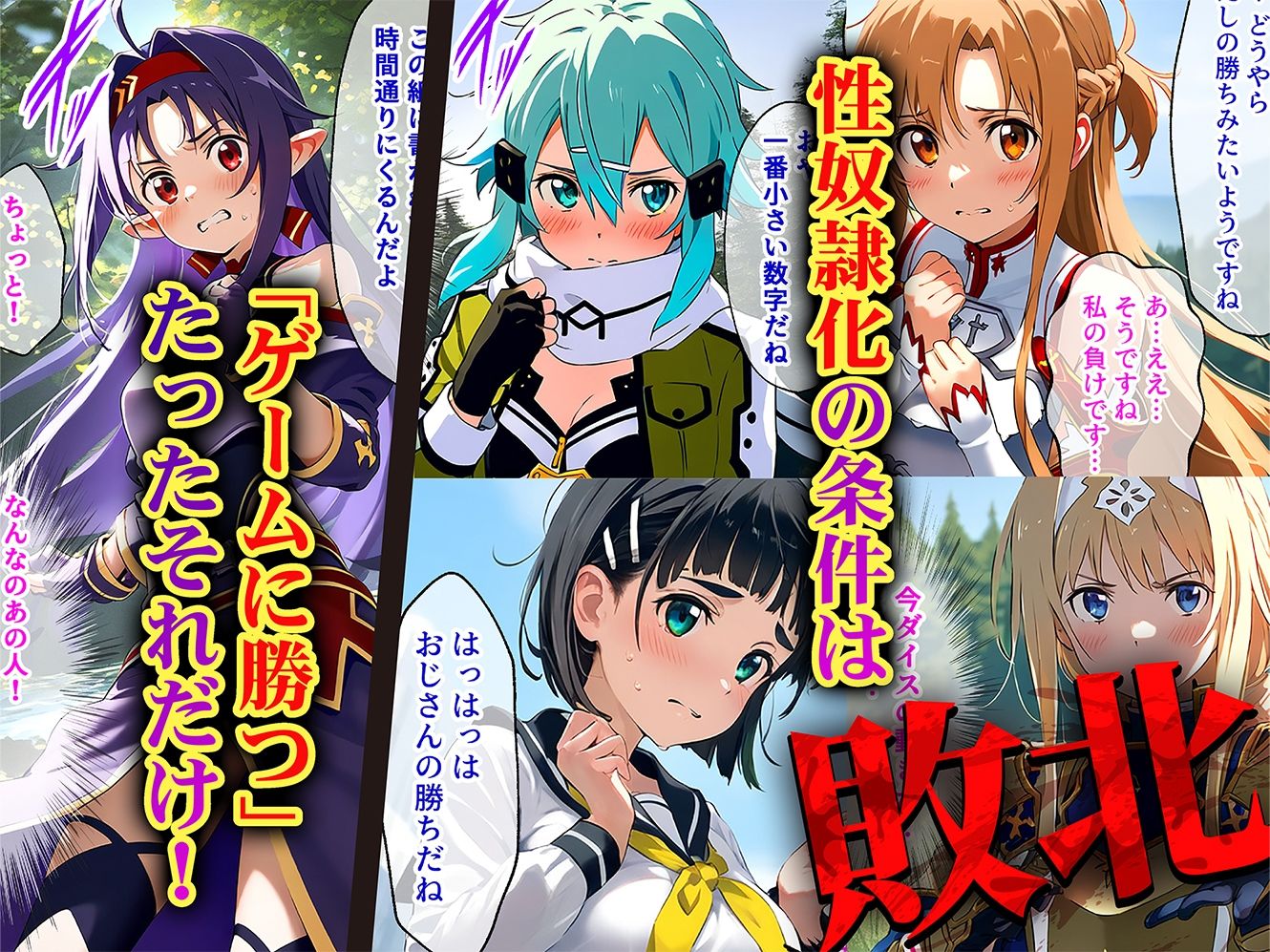 負けたら即性支配〜可哀そうなほどヤられたヒロインたち〜SA〇編のサンプル画像2