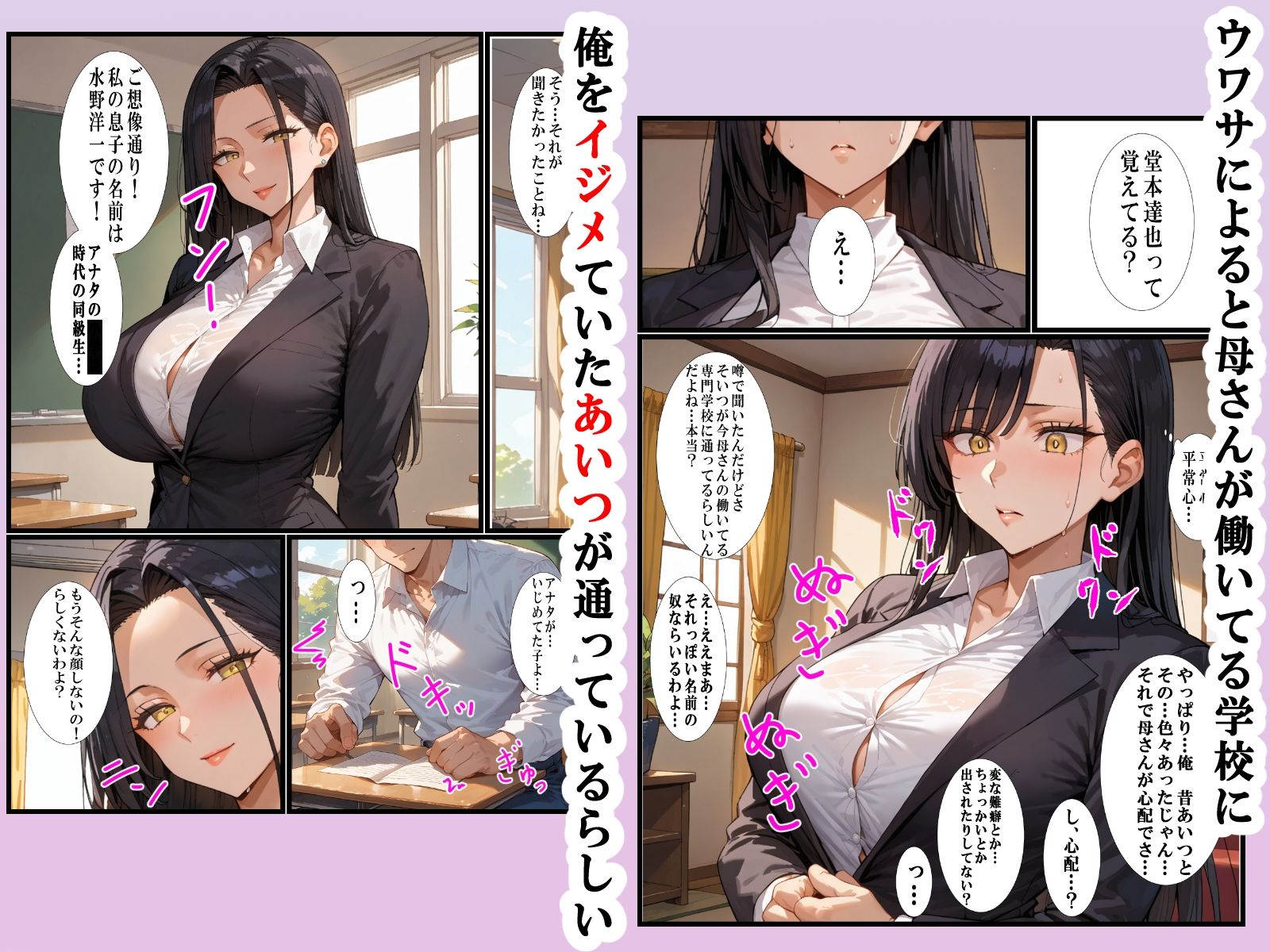 専門学校講師の母が俺をいじめていた生徒と不倫していた話のサンプル画像2
