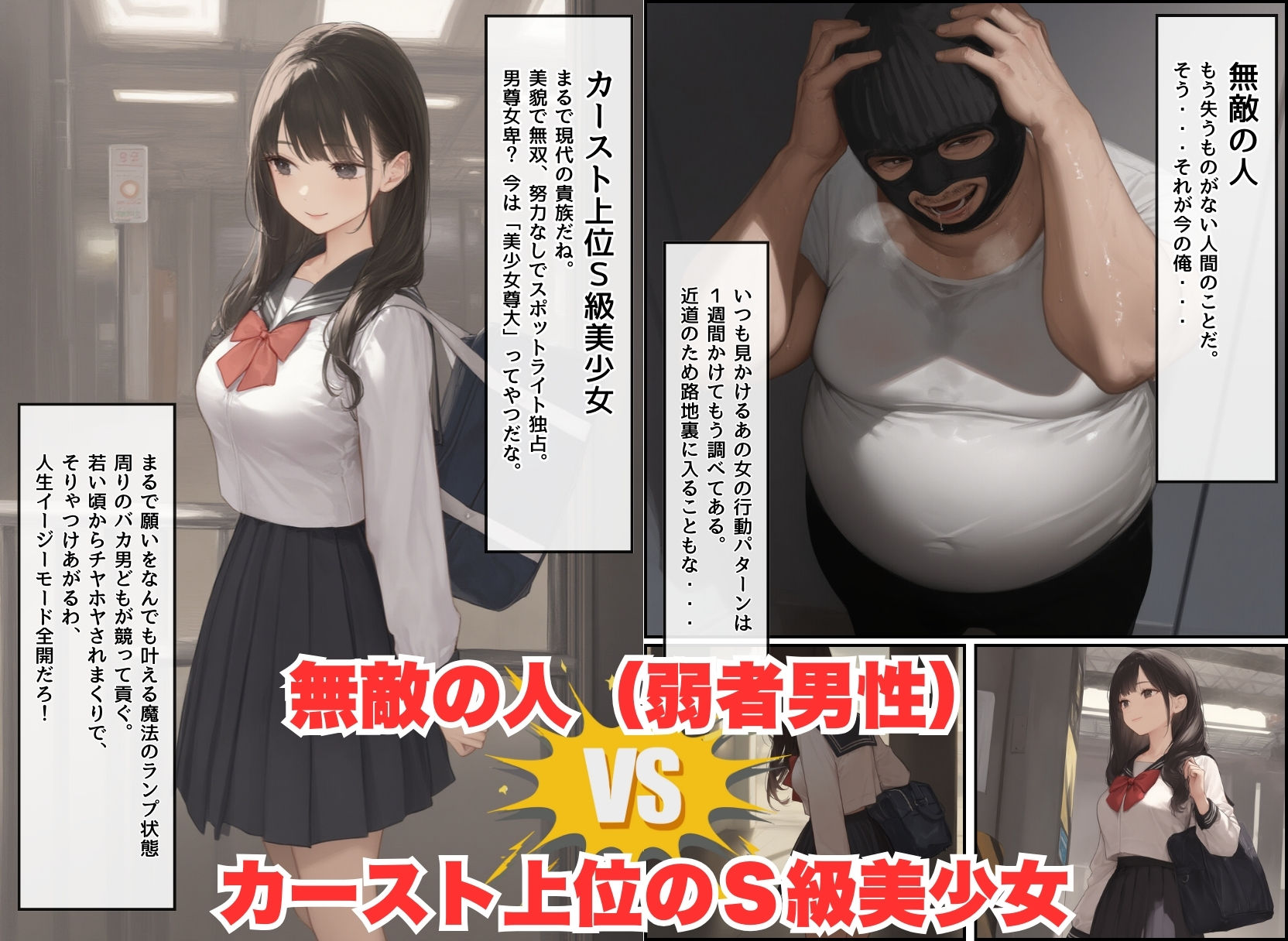 【無敵の人】人生に絶望した弱者男性のおじさんが無敵になるまでのサンプル画像2